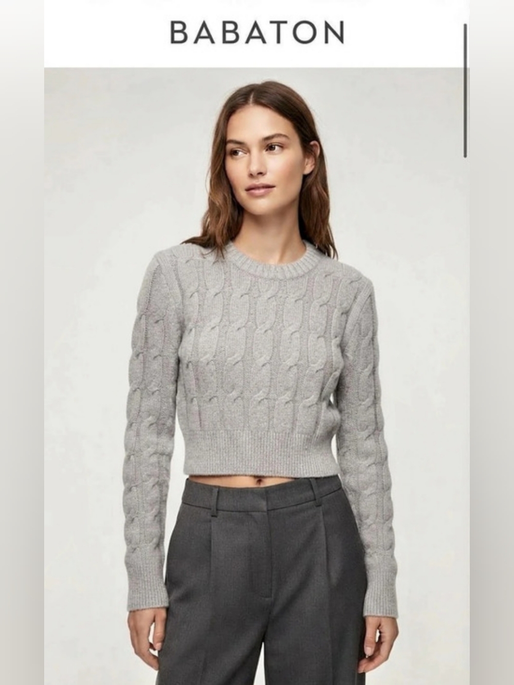 Babaton Forever Sweater by Aritzia Merino Wool Size S
